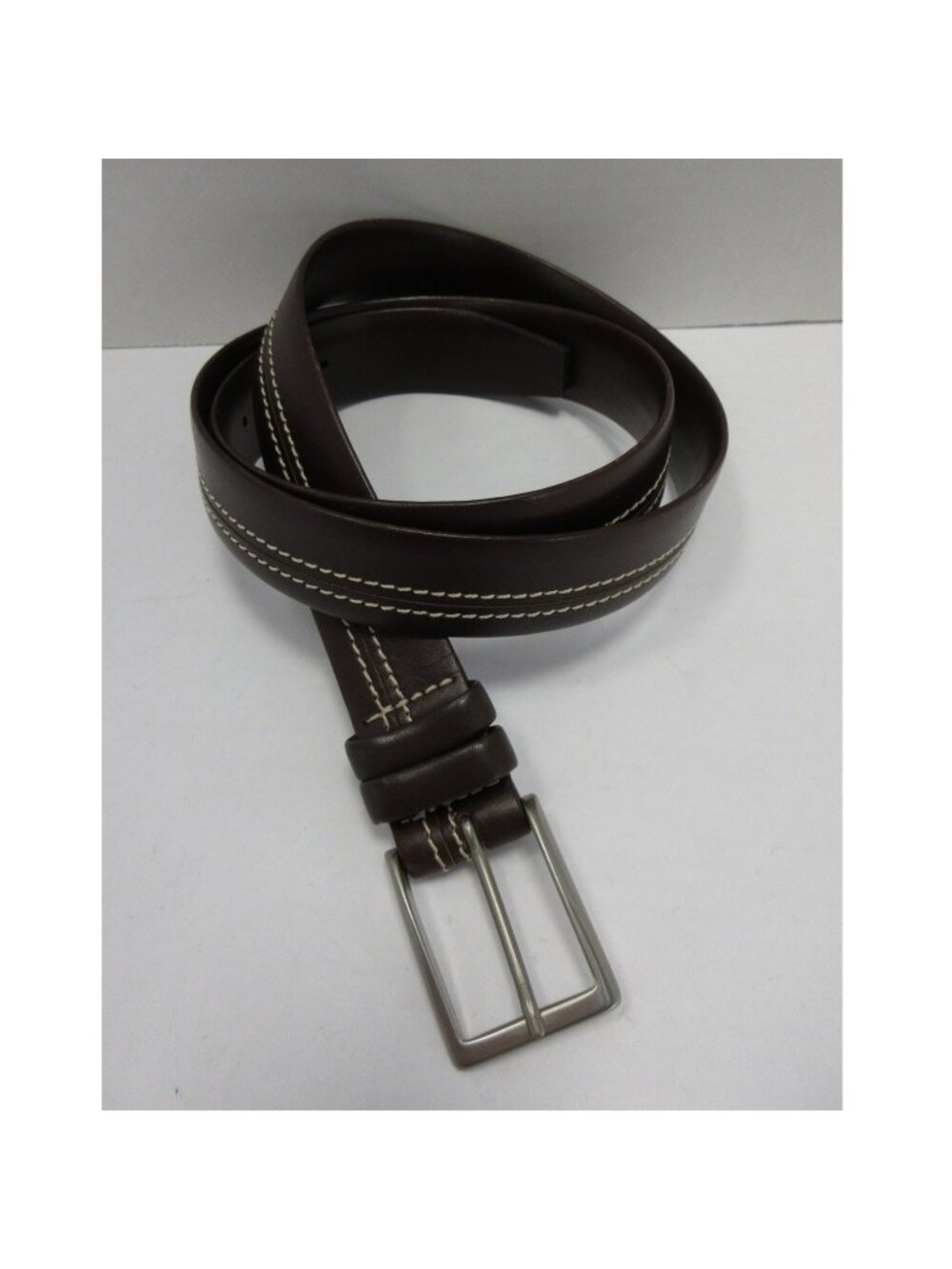 Tods Belt 50 Genuine Leather Luxury Silver Buckle Made In Italy 125